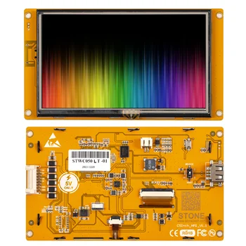 SCBRHMI C Series 5 ”Резистивный сенсорный смарт-модуль HMI TFT LCD с промышленной панелью класса A