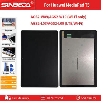 Оригинальный ЖК-дисплей Для Huawei MediaPad T5 AGS2-L09 AGS2-W09 AGS2-L03 AGS2-W19 ЖК-дисплей с Сенсорным экраном Дигитайзер В Сборе для T5 LCD