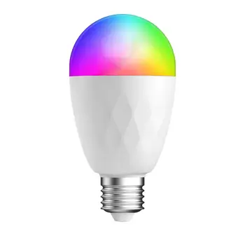 Цветная лампа RGB, меняющая цвет, длительный срок службы, затемняемая, работает с Alexa Google Assistant, концентратор не нужен, многоцветная лампа